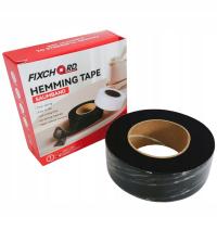 TAŚMA DO SKRACANIA I PODWIJANIA SPODNI ZASŁON FIRANEK BEZ SZYCIA - CZARNA