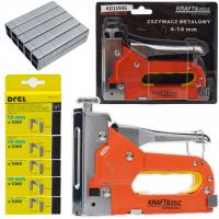 Степлер для обивки металла 4 мм-14 мм скобы 5000 шт 8 мм