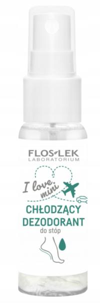 Floslek I LOVE MINI Chłodzący dezodorant do stóp wersja podróżna 30 ml