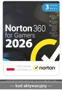 Norton 360 for Gamers 3 st. / 12 miesięcy ESD