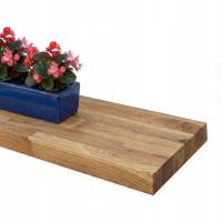 Полка деревянная доска твердая древесина дуба - глубина 15см