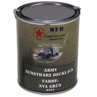 Военная быстросохнущая матовая краска для оружия MFH 1 l-NVA Green