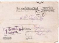 STALAG VI F -list jeniecki - BOCHOLT -KRAKÓW -obieg 1941 rok