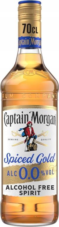 Bezalkoholowy Captain Morgan Spiced Gold 0% Alcohol Free 0.7L