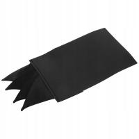 ELEGANCKA CZARNA POSZETKA DO MĘSKIEGO GARNITURU