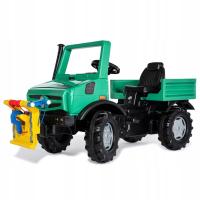 Ролли игрушки грузовик педали автомобиля Unimog Mercedes-Benz лебедка