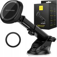 Uchwyt magnetyczny na szybę Spacecase do MagSafe czarny