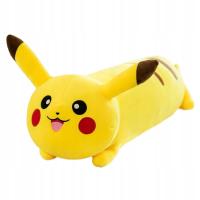 DŁUGA PODUSZKA MASKOTKA POKEMON PIKACHU 50-60 cm ZAGŁÓWĘK MIĘKKI PLUSZOWY