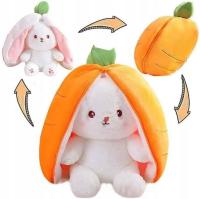 Талисман кролик в морковке Кролик морковь Заяц мягкая игрушка большой 35см