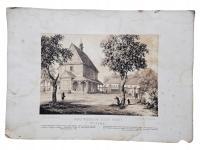 Napoleon Orda Gidle Niedaleko Rzeki Warty Litografia XIX w. Fajans Oryginał