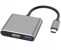 Adapter TYP C HDMI USB 4K konwerter do MacBook Air