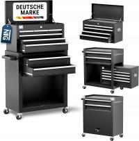SZAFKA NARZĘDZIOWA REGAŁ MOBILNY WÓZEK NA NARZĘDZIA Z ZAMYKANYMI SZUFLADAMI