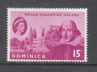 DOMINIKANA Mi 180 SHAKESPEARE seria z 1964