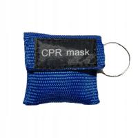 Маска для искусственного дыхания брелок синий