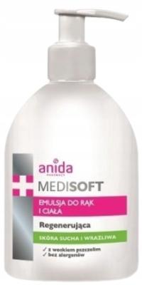 ANIDA MEDISOFT regenerująca emulsja do rąk i ciała z woskiem pszczelim 500