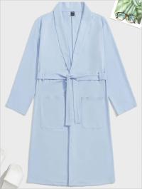 Шеин мужской халат голубой R. L F231045