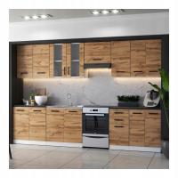 МЕБЕЛЬ ДЛЯ КУХНИ НАБОР ШКАФОВ ДЛЯ КУХНИ МОДУЛЬНАЯ СТОЛЕШНИЦА JOLA 3,2 М ДУБ WOTAN