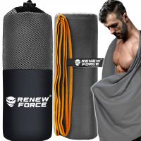 RĘCZNIK SZYBKOSCHNĄCY Z MIKROFIBRY KĄPIELOWY NA SIŁOWNIĘ DUŻY 180x100CM XXL