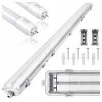 Герметичный светодиодный светильник 120 см 2x светодиодный светильник для гаража