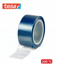 NIEBIESKA TAŚMA MASKUJĄCA PET TESA 50625 50mm/66m DO MALOWANIA PROSZKOWEGO
