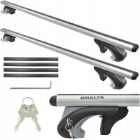 Bagażnik dachowy Hoalte Aero aluminiowy srebrny 123 cm z zabezpieczeniem