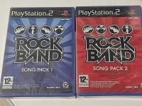 PS2 ROCK BAND SONG PACK 1 2 ZESTAW GIER ROCKBAND GRA NOWA PLAYSTATION