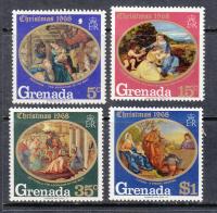 kol. ang. GRENADA **Mi 297-300 BOŻE NARODZENIE seria z 1968