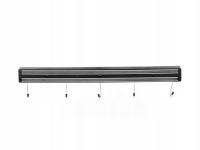 LISTWA MAGNETYCZNA NA NOŻE Z HACZYKAMI 47X4,2 CM CZARNA TECHNICA