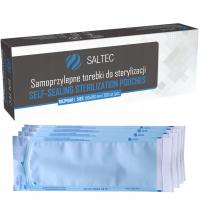 TOREBKI DO STERYLIZACJI AUTOKLAWU SALTEC 100X260 MM SAMOPRZYLEPNE 200 SZTUK