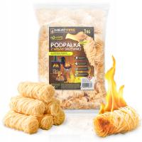 Eco-содружественный топка для камина барбекю HEATFIRE растопка древесная вата 1 кг