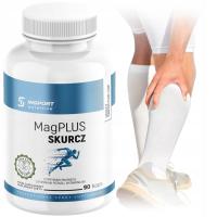 MAGNEZ POTAS WITAMINA B6 1800mg 90 kap SKURCZE Mięśni SERCE Kości | INSPORT