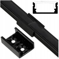 Uchwyt Do Profilów Prostych LED Złączka Czarna Do Montażu, Łączenia Profili