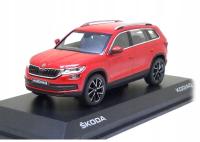 MODELIK SAMOCHODU SKODA KODIAQ VELVET CZERWONA