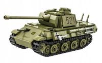 CZOŁG ZIELONY POJAZD MILITARNY NA GĄSIENICACH DUŻY ZESTAW DO SKŁADANIA