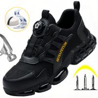 Buty robocze Specto półbuty czarne lekkie oddychające z noskiem