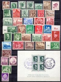 Deutsches Reich Duży zestaw czyste MNH/** 1933/1945--86 szt.plus Blok