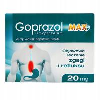 Гопразол макс 20 мг 14 капсул для изжоги и кислотного рефлюкса
