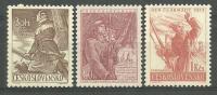 Czechosłowacja 1953 Mi 826-828 Czyste **