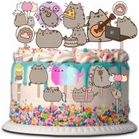 Топпер Пушин котята котенок на торт кексы персонаж 16 шт