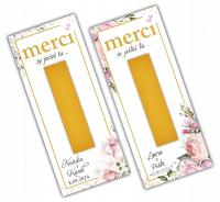 Благодарности для гостей MERCI на свадьбу Свадьба 6шт-онлайн мастер