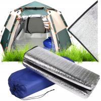 MATA TURYSTYCZNA Z IZOLACJĄ ALUMATA POD NAMIOT KARIMATA 200x150