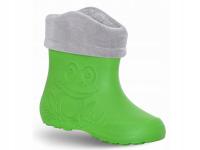 ZETPOL Kalosze dziecięce EVA Frog green z wkładem ocieplającym 26/27