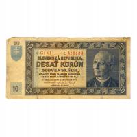SŁOWACJA - 10 KORON - 1939 - RZADKI