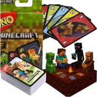 GRA KARCIANA UNO MINECRAFT KARTY DO GRY LOGICZNA EDUKACYJNA PREZENT DZIECKA