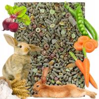 KARMA POKARM KRÓLIKA KRÓLIKÓW PEŁNOPORCJOWA MIESZANKA VITAPOL 2,5KG NA WAGĘ