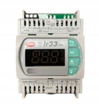 Электронный контроллер Carel IR33 DIN, DN33S0EN00, 16A, 230vac для холодильной камеры