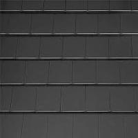 Плоская плитка BRAAS teviva графит черный серый