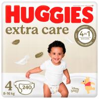 Подгузники HUGGIES Extra Care 4 (8-16 кг) 240 шт