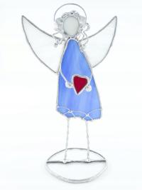 Витражный ангел-фигурка II