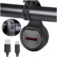 GŁOŚNY DZWONEK ROWEROWY Z ALARMEM 130dB Elektroniczny Klakson NA ROWER